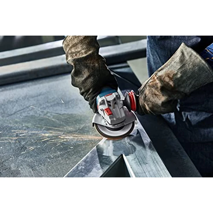 Bosch Professional Fächerschleifscheibe (für Winkelschleifer verschiedene Materialien, bombierte Ausführung, Ø 125 mm, Körnung 80) – Bild 5