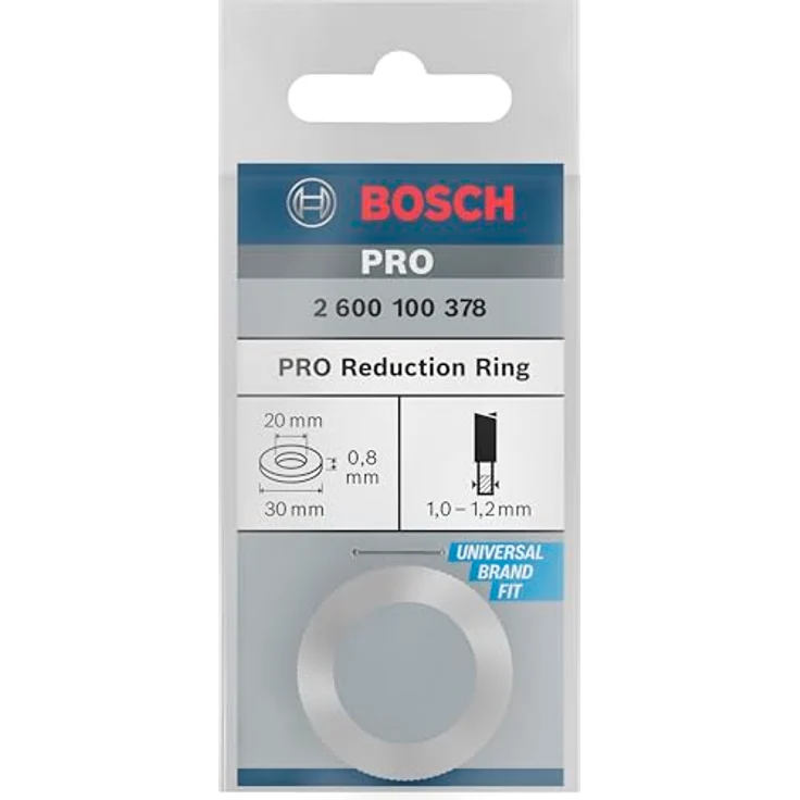 Bosch Professional Reduzierring für Kreissägeblätter, Reduzierung von 30 auf 20 mm, Dicke 0,8 mm, Zubehör Kreissäge – Bild 2