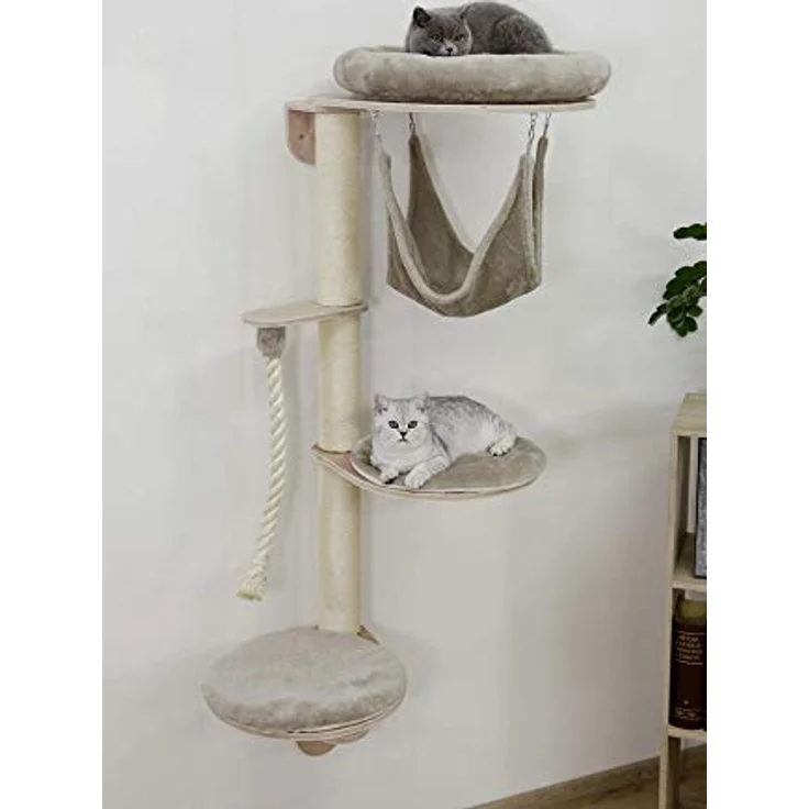 Kerbl 84458 Wandkratzbaum Dolomit Grappa, Kratzbaum Wandmontage, Sisal – Bild 4