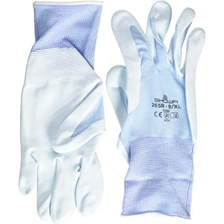 Showa 265 Assembly Grip Lite Feinstrickhandschuh Nylon mit Nitrilbeschichtung Größe 6 (1164) – Bild 2