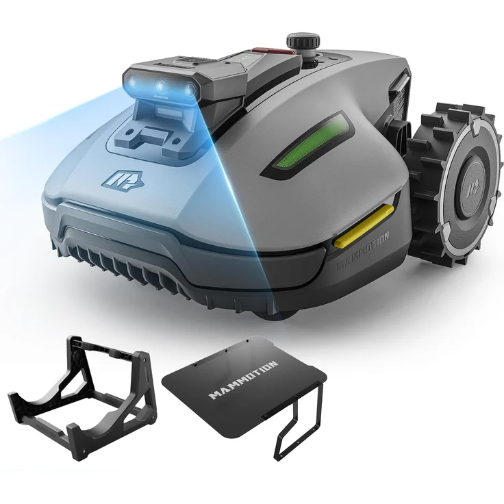 Mammotion YUKA Mini 2 800 Mähroboter, 3D-Kartierung, bis 800 m², DropMow, Auto-Kartierung, Kantenschneiden, 4G-Modul, App-Steuerung