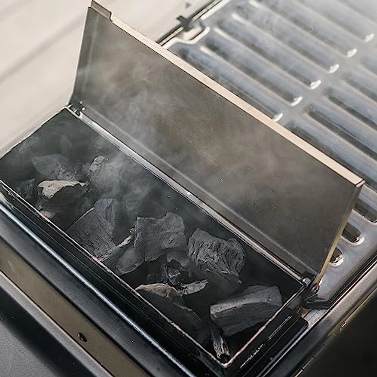 Masterbuilt® Tragbarer Holzkohlegrill und Smoker mit analoger Temperaturregelung – Bild 3