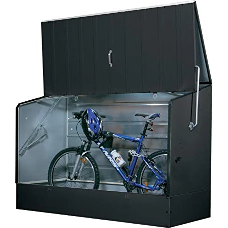 Tepro Trimetals Metallgerätehaus Fahrradbox für bis zu 3 Fahrrädern, anthrazit – Bild 1