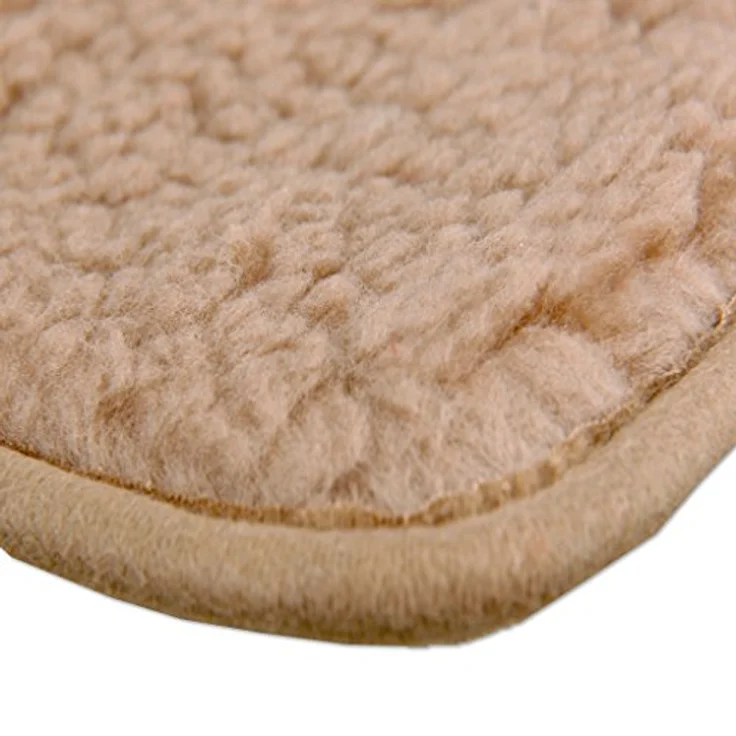 Bestlivings hellbraune Tierdecke Lammflor 70x100 cm – Bild 5