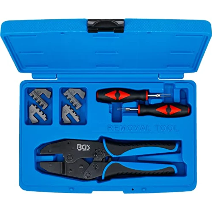 BGS 70929 | Crimpzangen- und Stecker-Entriegelungs-Werkzeug-Satz | mit 2 Paar Backen – Bild 4