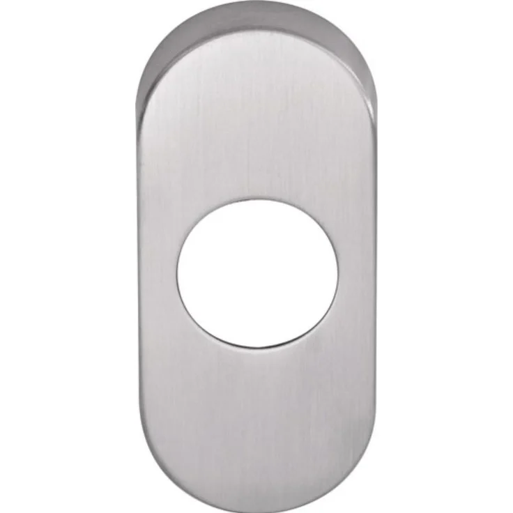 Ogro Türgriff + Türgarnitur 6621, Drückerrosette oval, Edelstahl ER, Schildstärke 9 mm, für Profiltüren