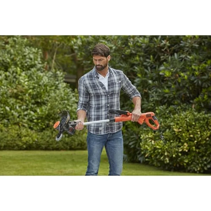 Black + Decker beste628-qs Rasentrimmer kabelgebunden, 550 W, Schwarz, 28 cm – Bild 7