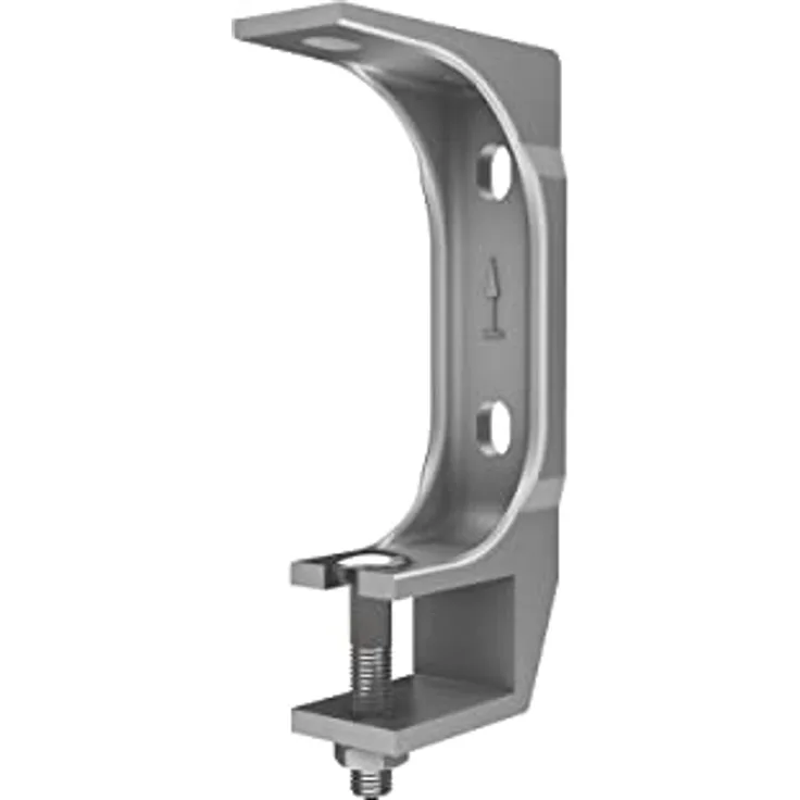 home Trends Markisenhalterung Decken- und Wandhalterung mit Befetigungsmaterial Stahl/Aluminium und Weiß/Antrazit zur Auswahl (1, Dual-35mm-Stahl-Antrazit)