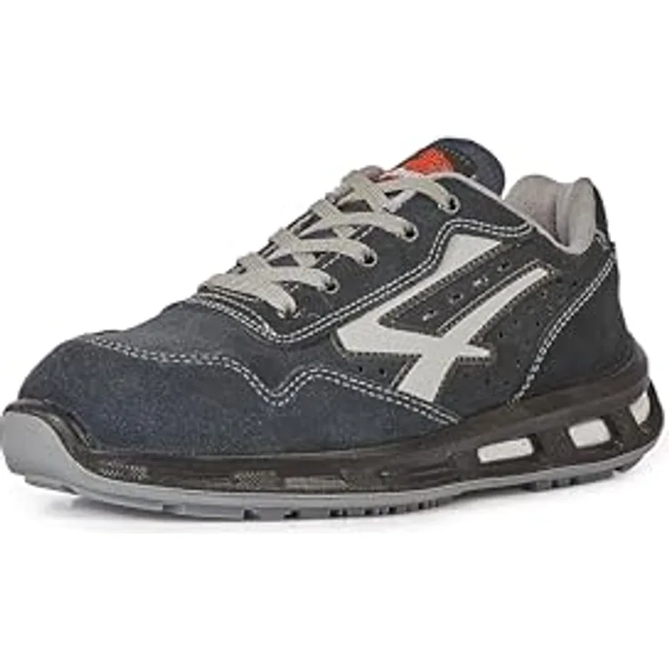 NORDWEST Sicherheitsschuh Emotion, Gr. 40, schwarz, Leder, S1P SRC EN20345, mit Aluminium-Airtoe und nicht-metallischem Durchtrittsschutz
