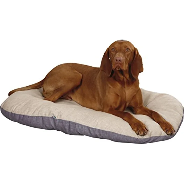 Kerbl 80359 Liegekissen Loneta, 120 x 85 cm, braun/grau