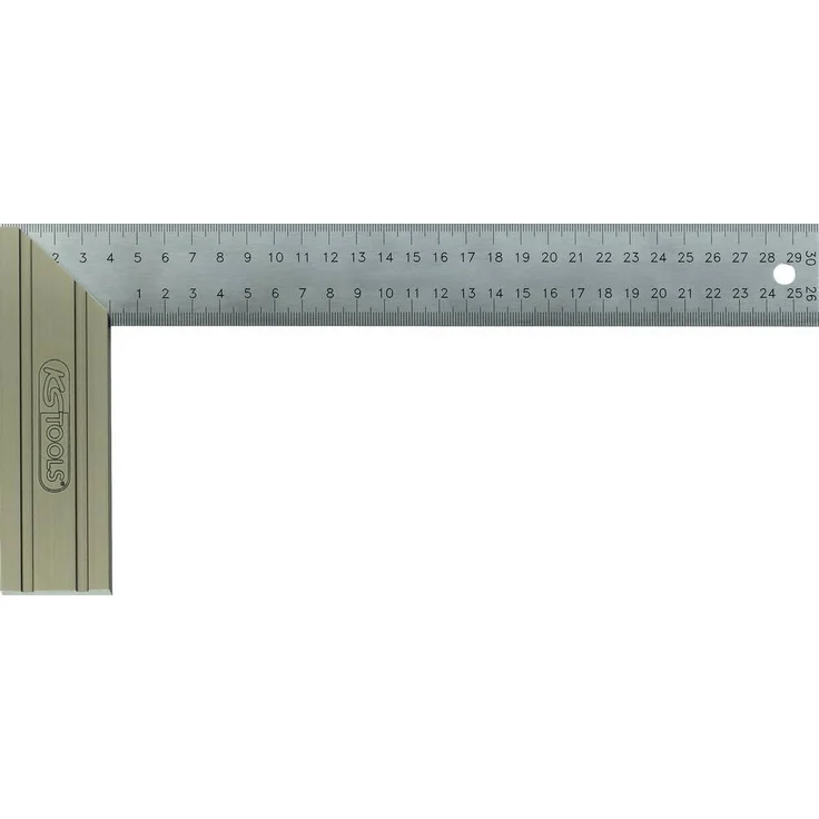 KS Tools 300.0221 Gehrungswinkel 300 x 300mm, rechteckiger und schräganschlag, aus Aluminium