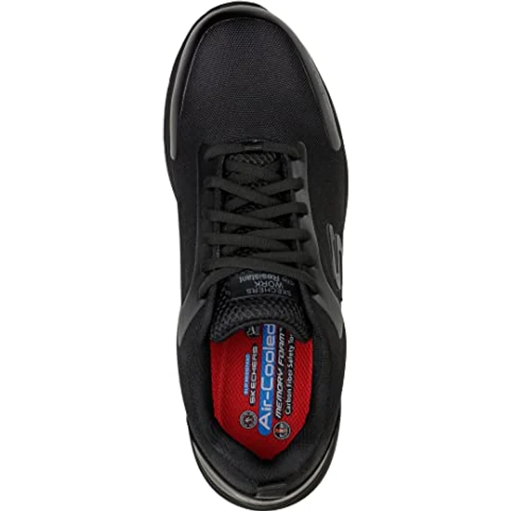 Skechers Ulmus BLK Sicherheitsschuh, Kohlefaser Zehenschutz, Memory Foam Einlegesohle, Herren S3 SRC ESD – Bild 5
