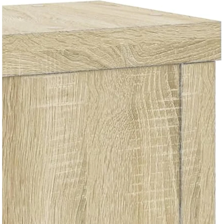 vidaXL Blumenständer Pflanzenständer 2 Stk. Sonoma-Eiche Holzwerkstoff 10x10x18 cm (2 St) – Bild 5