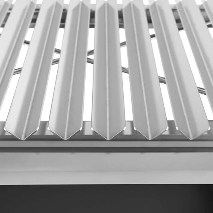 BBQ-Toro Edelstahl Asado Grill, 119 x 45 x 135 cm, Argentinischer Holzkohlegrill mit höhenverstellbarem Rost und Seitenablagen – Bild 8