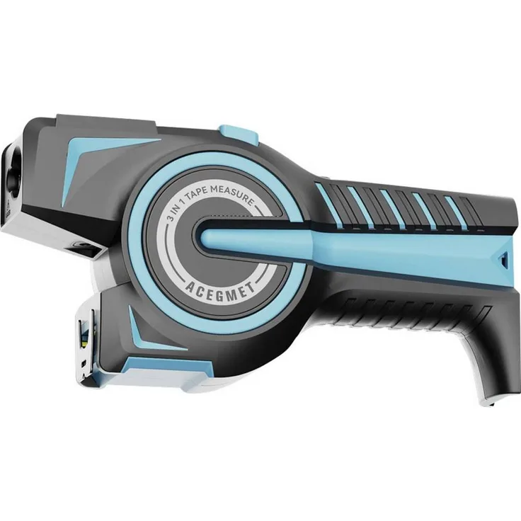 MILESEEY Entfernungsmesser 3-in-1 Digitales Maßband, 3,5 m mit Band und 100 m Lasermessung, grüner Ausrichtungslaser, 50 mm IPS-Farbbildschirm