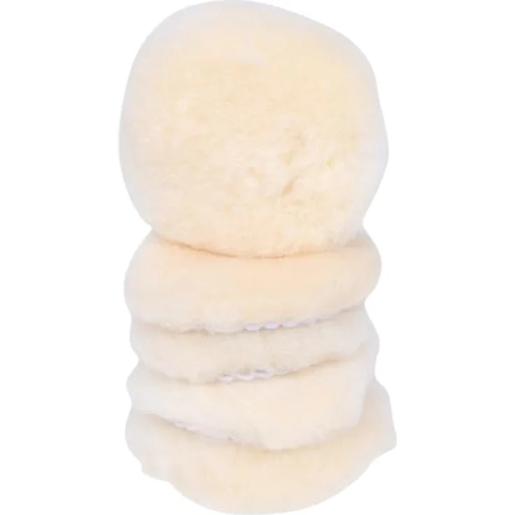 KSTOOLS Polierpad Lammfell, ø 80 mm, 5er Pack für perfektes Polieren glatter Oberflächen – Bild 2