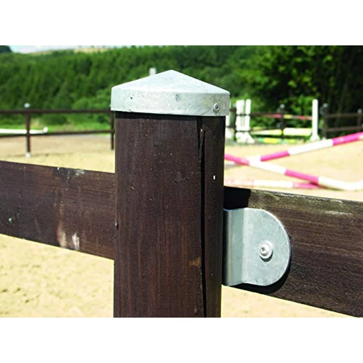 GAH-Alberts 205928 Pfostenkappe für Holzpfosten, flache Form, feuerverzinkt, Ø80 mm - 1 Stück – Bild 6