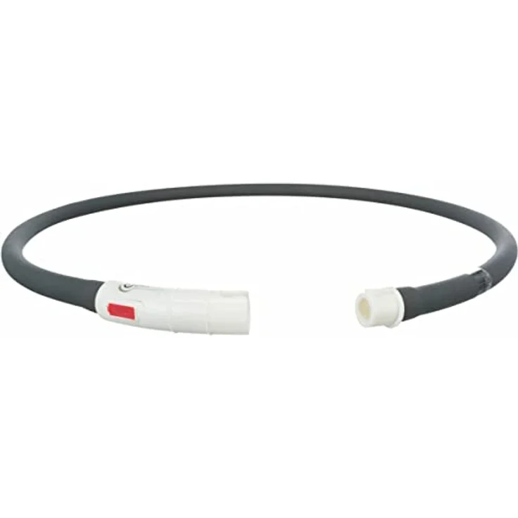 TRIXIE Individuell Kürzbares, Wiederaufladbares Leuchthalsband Für Hunde Flash Leuchtring USB, Silikon, Xs–XL: 70 cm/Ø 10 Mm, Bunt - 12641 – Bild 3