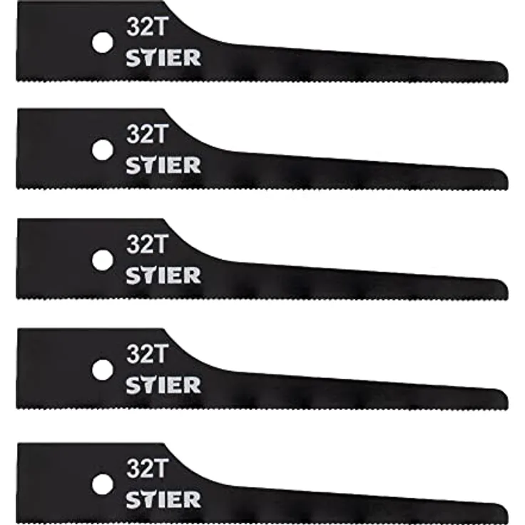STIER Stichsägeblatt für STS-100 32 Zähne 5 Stk