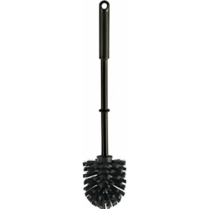 haug bürsten - WC Rundbürste in Schwarz zur komfortablen Reinigung ihres WCs - Maße: 360 x 80 x 80 mm - Made in Germany