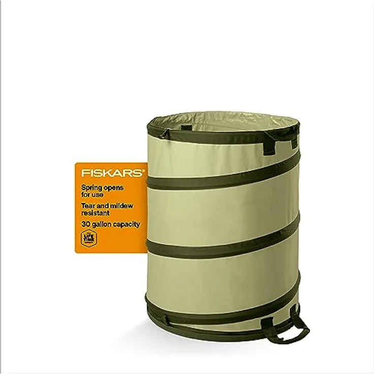 Fiskars Känguru-Gartensack mit harter Unterseite, ca. 18 l