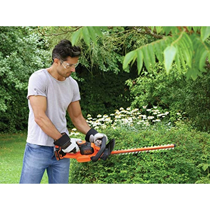 Black & Decker Akku Heckenschere, 50cm Schwertlänge, 18V-2,0 Ah - GTC18502PC-QW – Bild 5