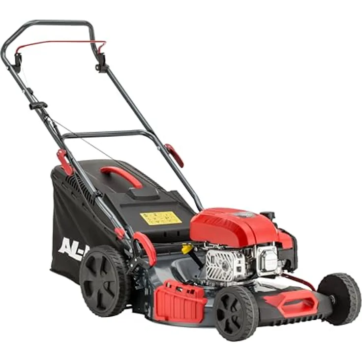 Al-Ko Benzin-Rasenmäher 4.66 P-D Easy, 4-in-1-Funktion mit 46 cm Schnittbreite, zentral einstellbarer Schnitthöhe und 65 l Fangkorb