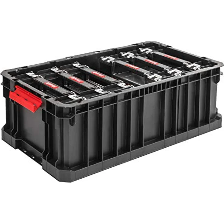 PAFEN Qbrick System - Lagerboxen Set (6er Pack) - 6 Organizer Multi Sortierboxen für Kleinteile, mit Deckel – Bild 3