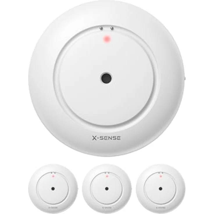 X-Sense SWS51, Wi-Fi Wassermelder mit Batterie, IP66, 3 Stück, Zubehör für SWS54-Kit, Echtzeit-Benachrichtigungen, 110 dB Alarm – Bild 1