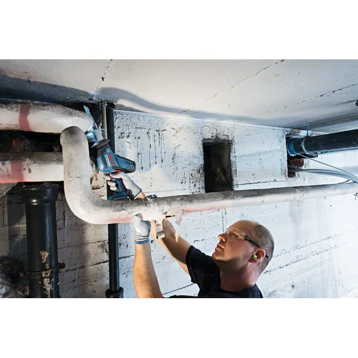 Bosch Professional Professional 18V System Akku Säbelsäge GSA 18 V-LI C (Compact Version, 3x Säbelsägeblatt, ohne Akkus und Ladegerät, in L-BOXX) – Bild 3