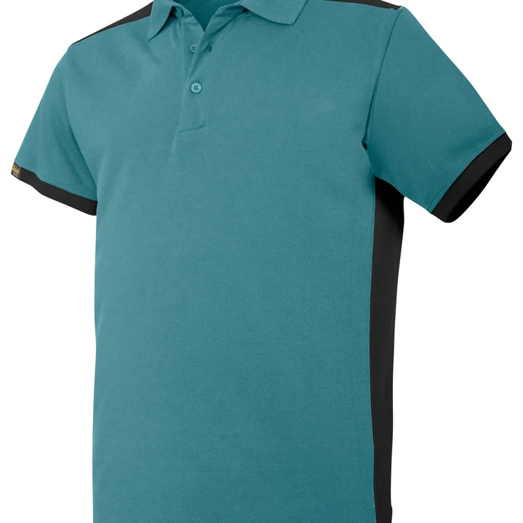 Snickers Workwear 2715 AllroundWork Polo-Shirt, Stahlgrau-schwarz, Gr.L – Bild 4