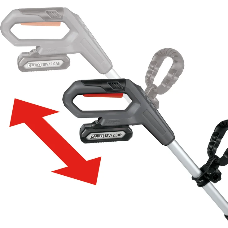 KRAFTIXX Akku-Rasentrimmer KX-ART 1826 Li Kit, Schnittbreite 26 cm, 20 Messer - Preisvergleich – Bild 7