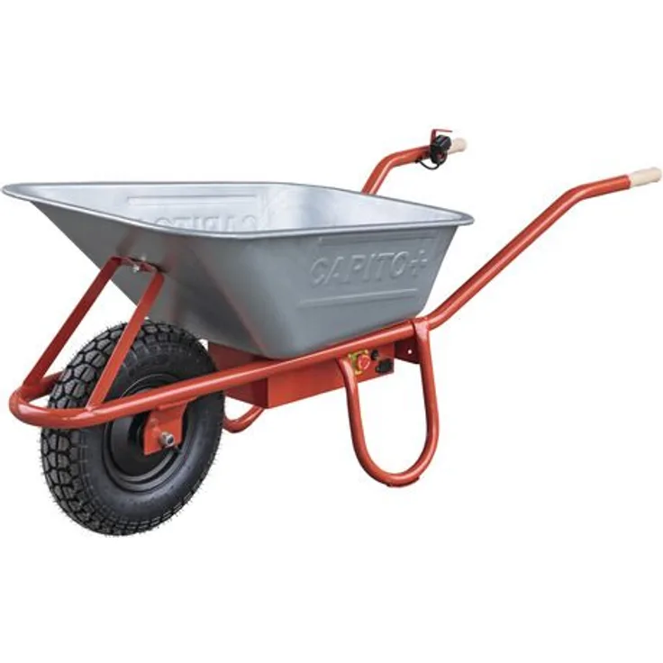 CAPITO Elektroschubkarre "ElectroCraft 100" Motorschubkarre mit 100 Liter