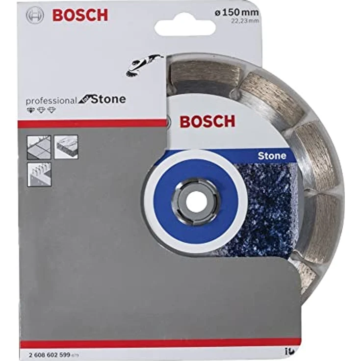 Bosch Professional Diamanttrennscheibe (für Granit und Naturstein, Ø: 150 mm, Zubehör für Winkelschleifer) – Bild 2