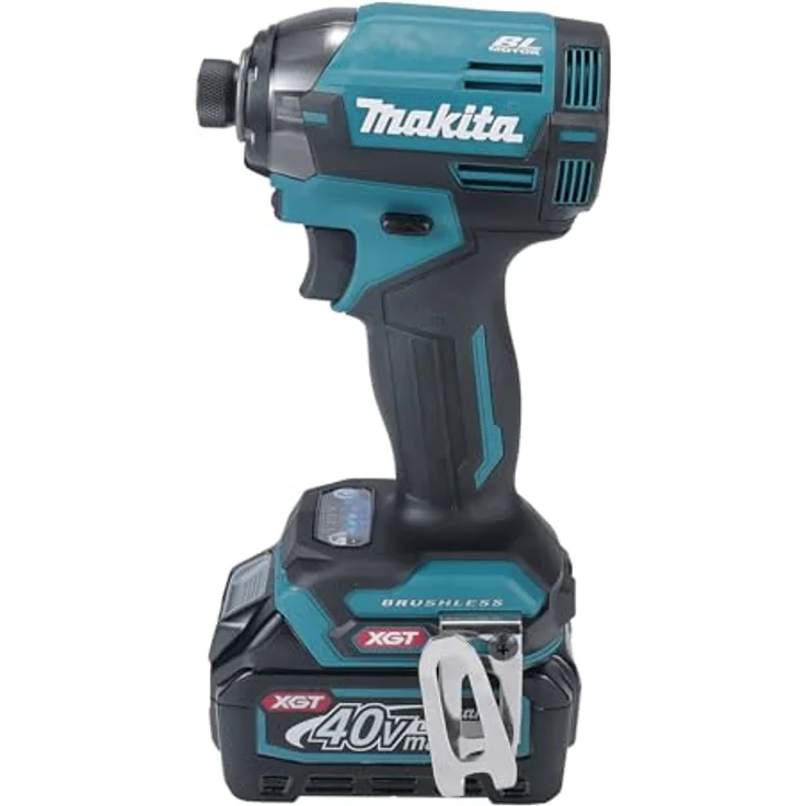 Makita TD002GD202 40 V Max Li-Ion XGT Brushless Schlagschrauber komplett mit 2 x 2,5 Ah Akkus und Ladegerät in Tragetasche – Bild 3