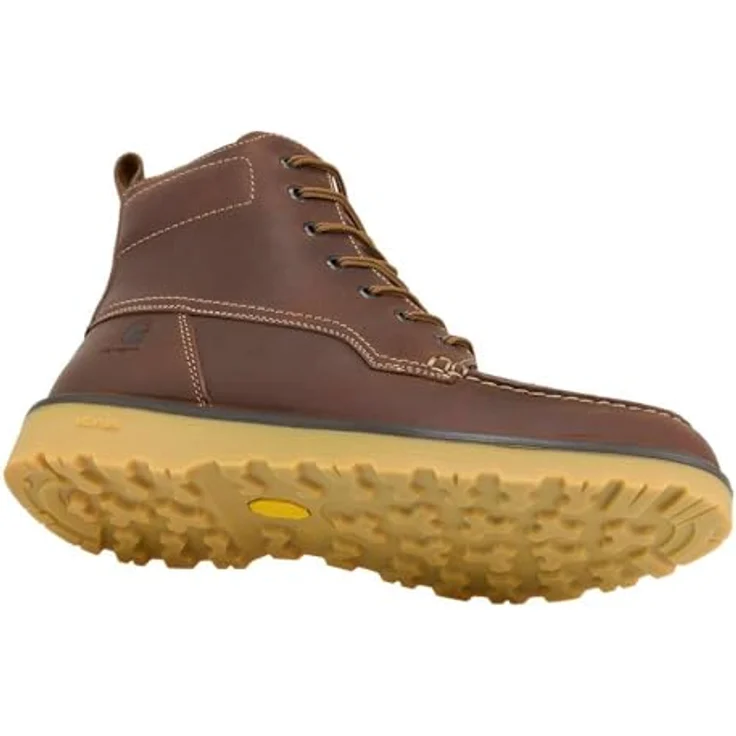 Carhartt Greenfields 2 Workboot 400021, wasserabweisender Arbeitsstiefel aus dunkelbraunem Vollrindleder, Größe 44, sicherheitszertifiziert mit Stahlkappe – Bild 3