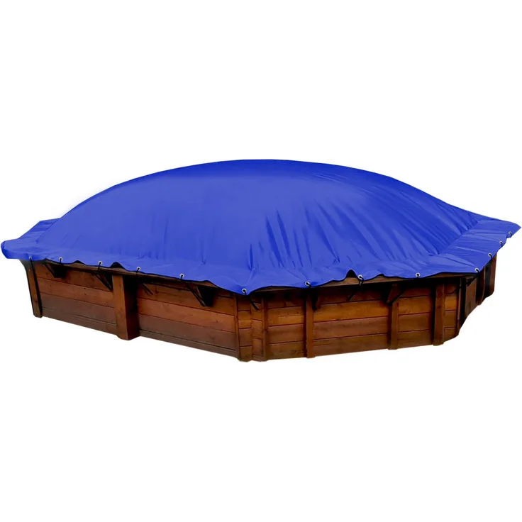 AirDeluxe Pool-Abdeckplane, Aufblasbare achteckige Poolabdeckung, 680 g/m² schwere PVC-Plane, reißfest und wasserfest