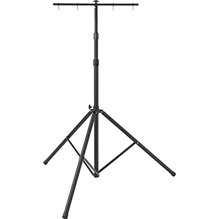 Brennenstuhl ST 301 Bau-Teleskop Stativ schwarz mit Querträger (1170310010) 115 - 300 cm Traglast 10 kg für LED Baustrahler – Bild 2