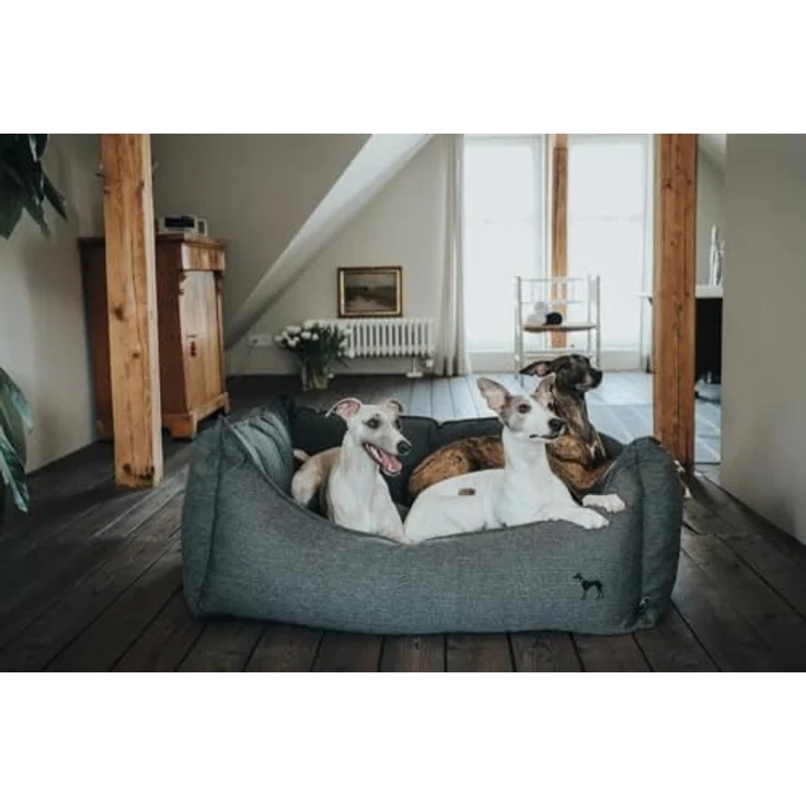 Hunter Hunde-Sofa Livingston anthrazit M – 80x60 cm – Bild 4