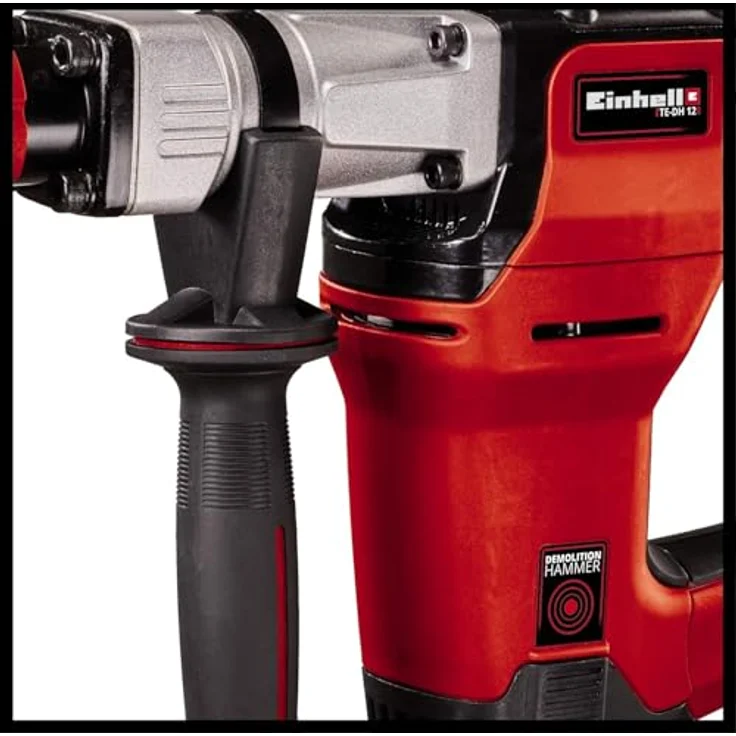 Einhell Abbruchhammer TE-DH 12 (1.050 W, Schlagzahl 4.100 U-min, 12 Joule, SDS-max-Werkzeugaufnahme, inkl. Spitz- und Flachmeißel, inkl. E-Box) – Bild 6