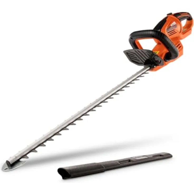 Powerplus Dual Power Heckenschere 40V, 670mm, kabellos mit lasergeschliffenen Messern, drehbarem Griff, exkl. Akku und Ladegerät