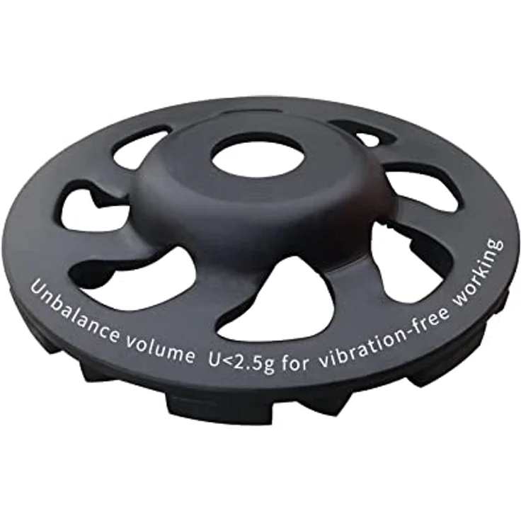 FANZTOOL Premium Diamant-Schleiftopf Abrasiv 180 mm x 22,2 mm Schleifteller Estrich, Asphalt, Putz, abrasive Baustoffe, TURBO-STAUBSAUGUNG-EFFEKT – Bild 3