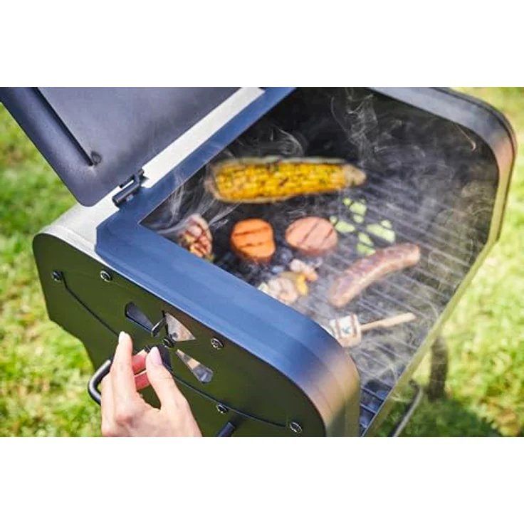 Char-Broil Charcoal 2GO, Tragbarer Holzkohlegrill mit leichtem Design, schwarz – Bild 5