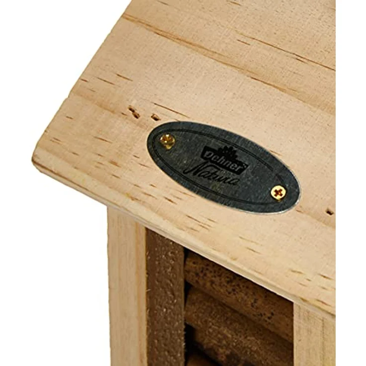 Dehner Natura Insektenhotel Louisiana, ca. 19 x 15 x 12 cm, Kiefernholz, natur – Bild 3