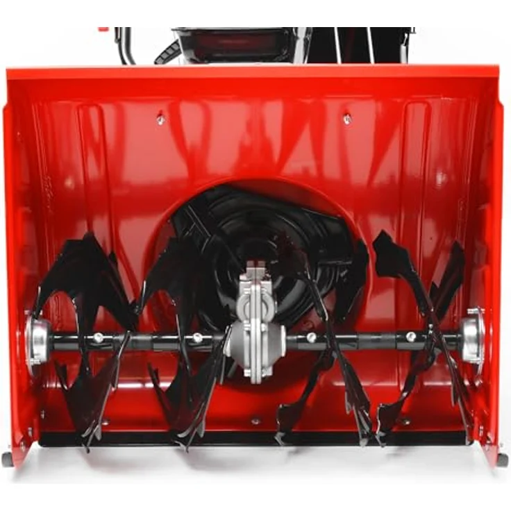 Hecht 9661 Benzin-Schneefräse 2-stufig, 61 cm Arbeitsbreite, 13 m Auswurfsweite, 8 Gänge, Radantrieb, 190° Auswurfschacht – Bild 4