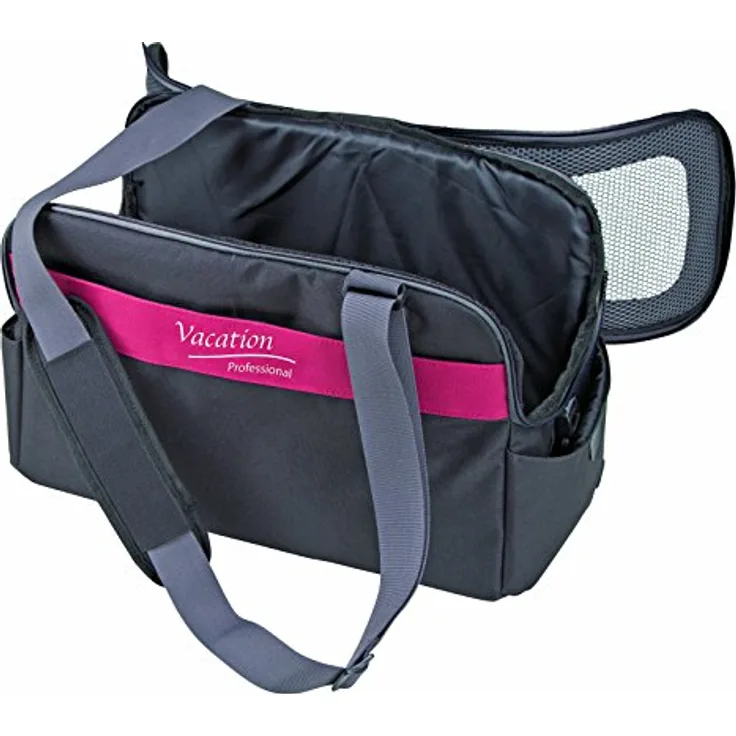 Kerbl 80593 Tragetasche Axion, 44 x 20 x 27 cm, schwarz/rot