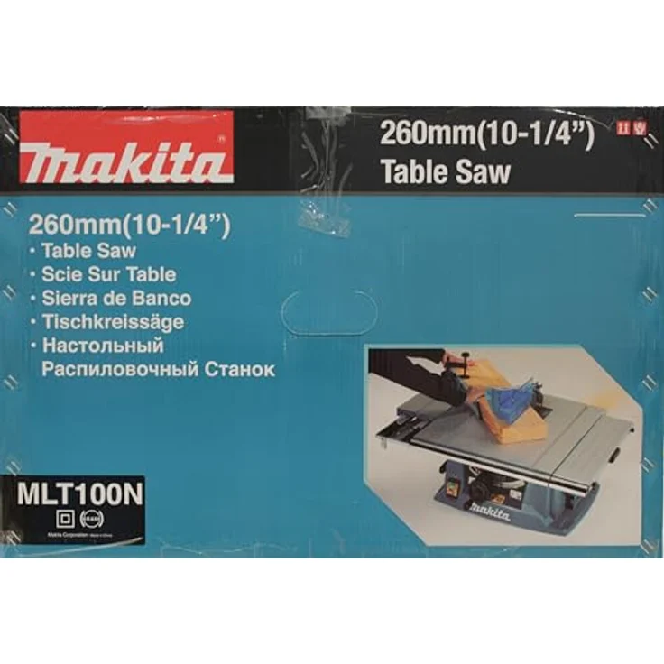 Makita Tischkreissäge MLT100NX1 inkl. Untergestell, blau, 1.500 Watt – Bild 13