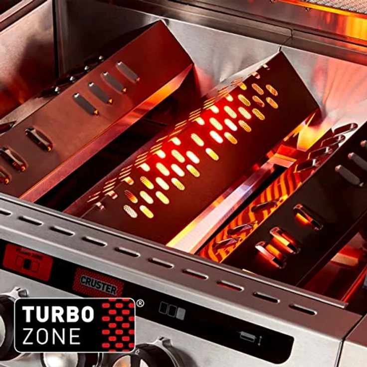 Enders Uniq Pro 3 IK Cruster Gasgrill, Gasgrill mit 800 °C Turbo Zone und Dual-Seitenkocher, schwarz – Bild 4