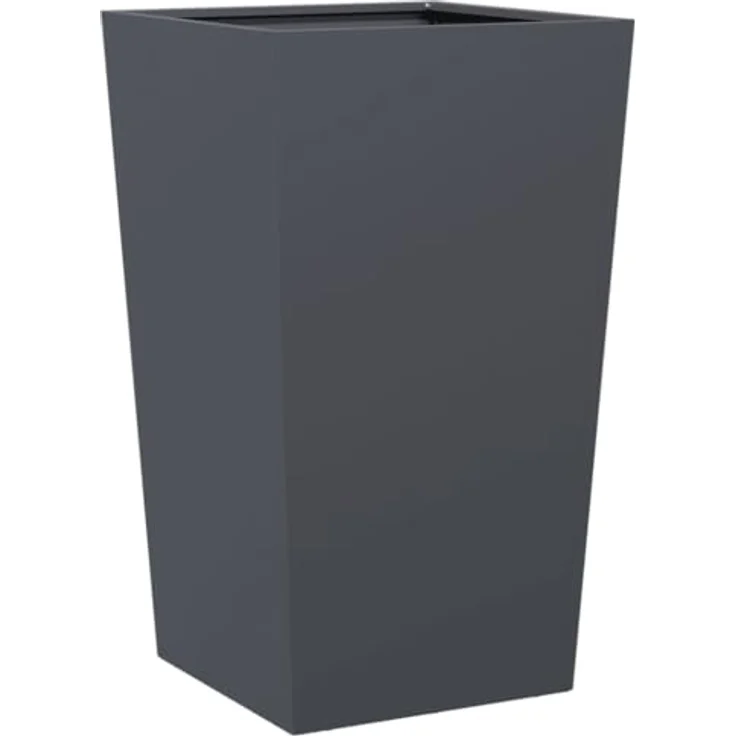 vidaXL Pflanzkübel Anthrazit 45x45x75 cm Stahl, rostbeständig und strapazierfähig, viel Platz für Pflanzen – Bild 1
