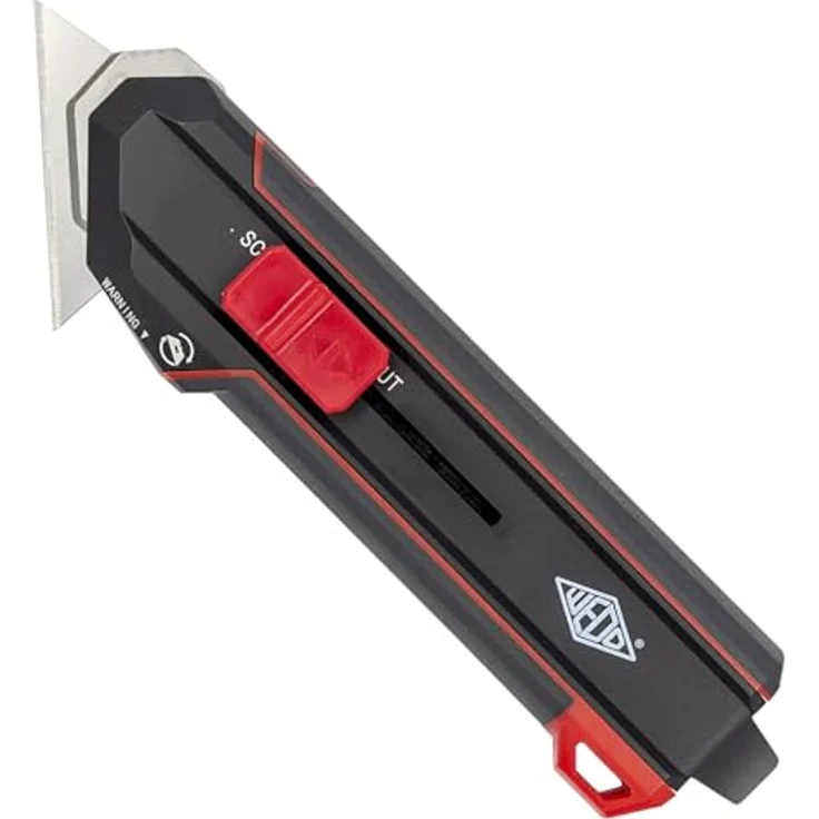 WEDO Cutter Schaber Premium 2in1 mit drehbarer Klinge, schwarz/rot, für Schneiden und Abschaben – Bild 3
